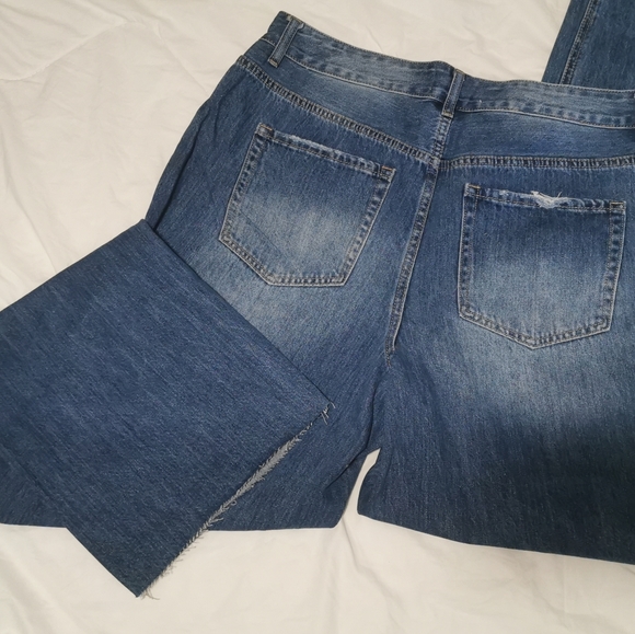 NWT Fashion Nova High Waist Straight Jeans Plus Size 14 - Picture 4 of 7